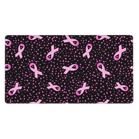 Xecao Breast Cancer Awareness3 for Waterproof Mouse Pad - Extended Contour Mouse Mat, Large Gaming Mousepad Laptop Keyboard Mat with Non-Slip Rubber Base