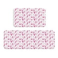 thumbnail image 1 of Xecao Breast Cancer Awareness4 Patten Kitchen Rugs and Mats Sets,2 Pieces Non-Slip Washable Rugs, Kitchen Mat for Floor,Suit for Kitchen Decor and Accessories, 1 of 6
