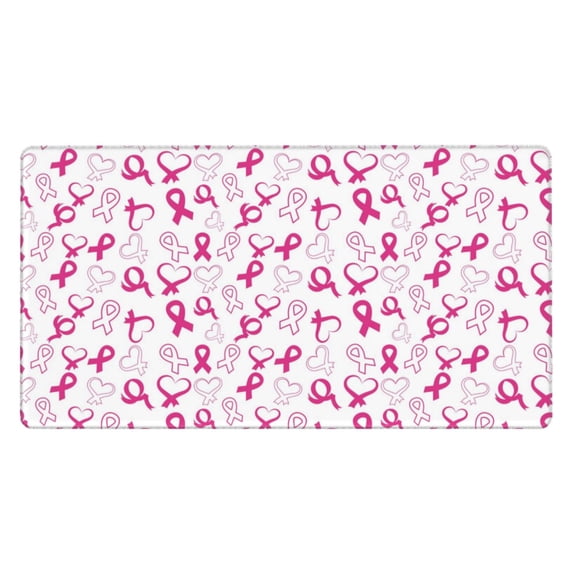 Xecao Breast Cancer Awareness4 for Waterproof Mouse Pad - Extended Contour Mouse Mat, Large Gaming Mousepad Laptop Keyboard Mat with Non-Slip Rubber Base