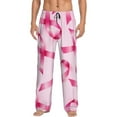 thumbnail image 1 of Xecao Breast Cancer Ribbons Awareness Men's Straight Lounge Pajama Pants: The Ultimate in Comfortable Sleepwear, 1 of 9