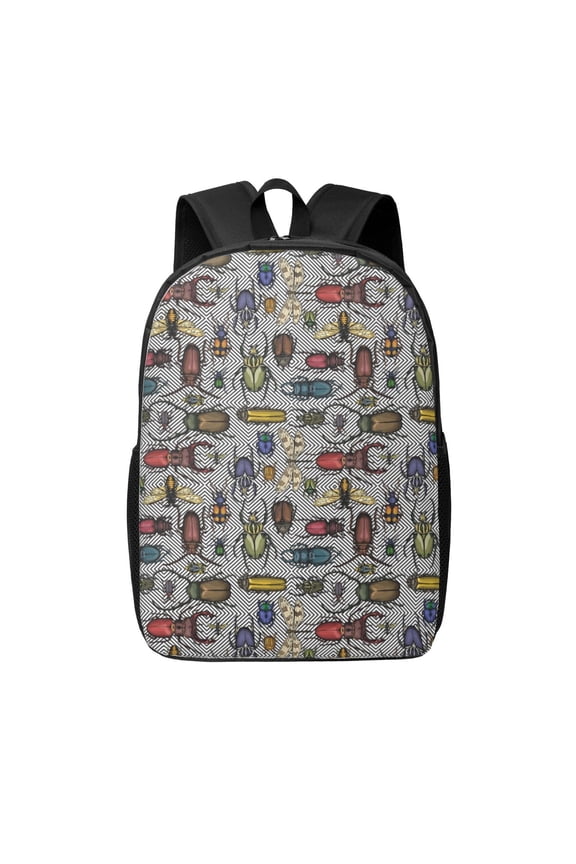 Bright Insects print Travel Backpack, Large Computer Backpack for Men Women, College School Rucksack Book Bag