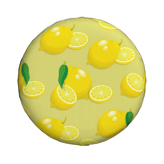 Xecao Bright Lemons for Tire Covers: Waterproof, dust-proof, and universally fitting for trailers, SUVs