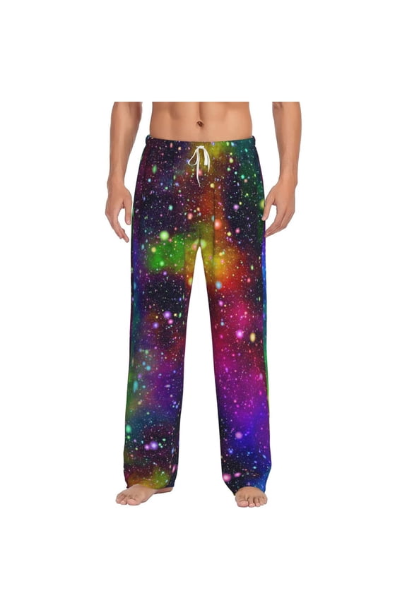 Bright Universe Men's Straight Lounge Pajama Pants: The Ultimate in Comfortable Sleepwear