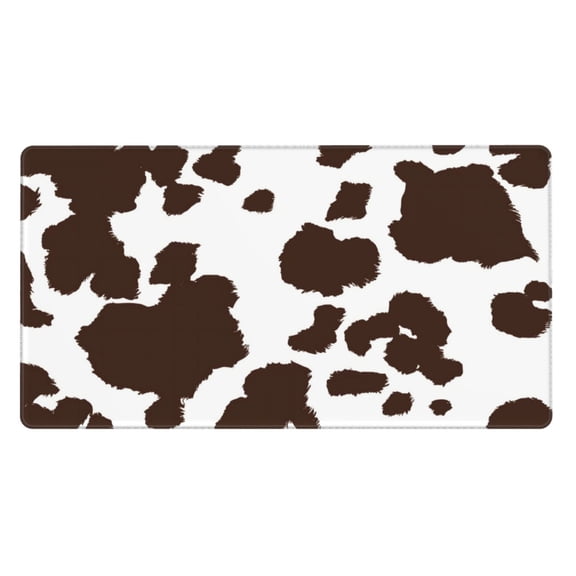 Xecao Brown Cow for Waterproof Mouse Pad - Extended Contour Mouse Mat, Large Gaming Mousepad Laptop Keyboard Mat with Non-Slip Rubber Base