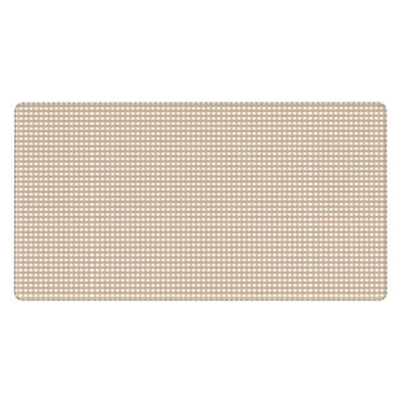 Xecao Brown Gingham for Waterproof Mouse Pad - Extended Contour Mouse Mat, Large Gaming Mousepad Laptop Keyboard Mat with Non-Slip Rubber Base
