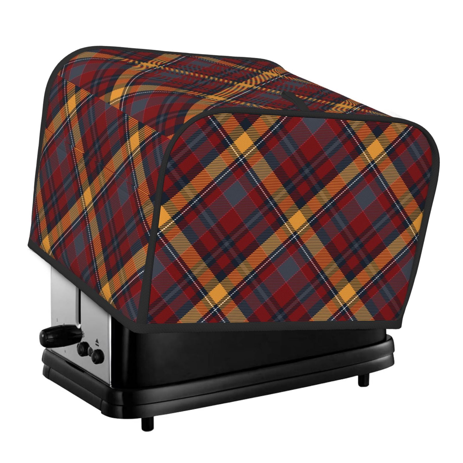 Xecao Buffalo Check Plaid Print 4 Slice Toaster Cover with Pockets ...