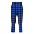 thumbnail image 1 of Xecao Buffalo Plaid Blue Black Print Teenagers' Pajama Pants Long Sleep Pants Soft Elastic Waist Pajama Bottoms Elastic waist with 2 Pockets 5-16 Years-XS(5-6), 1 of 6
