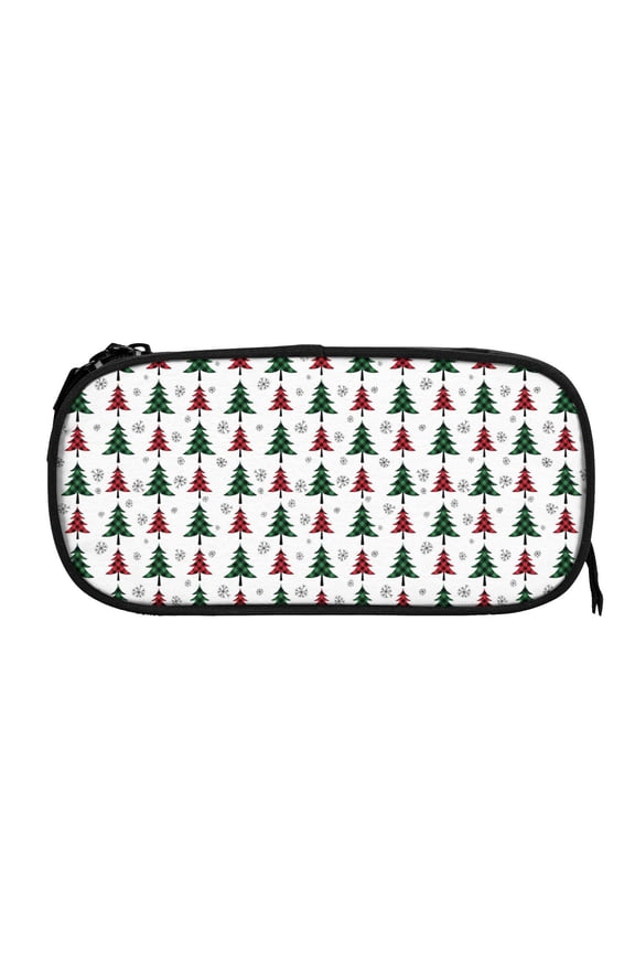 Buffalo Plaid Christmas Trees print Fanny Pack Belt Bag for Women and Men, Fashionable Waterproof Waist Pack with Adjustable Strap for Traveling, Hiking, Jogging, Cycling