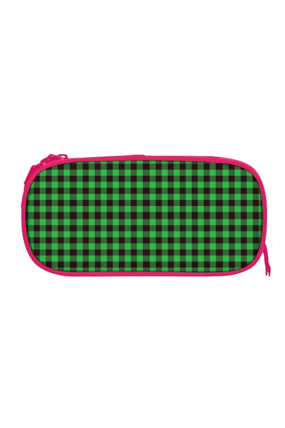 Buffalo Plaid Green Black print Fanny Pack Belt Bag for Women and Men, Fashionable Waterproof Waist Pack with Adjustable Strap for Traveling, Hiking, Jogging, Cycling