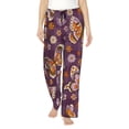 thumbnail image 1 of Xecao Buffalo Plaid and Butterflys Women's Straight Lounge Pajama Pants: The Epitome of Relaxed Sleepwear, 1 of 9