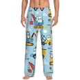 thumbnail image 1 of Xecao Building Truck Men's Straight Lounge Pajama Pants: The Ultimate in Comfortable Sleepwear, 1 of 9