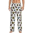 thumbnail image 1 of Xecao Bulldog Sunglasses Face Men's Straight Lounge Pajama Pants: The Ultimate in Comfortable Sleepwear, 1 of 9
