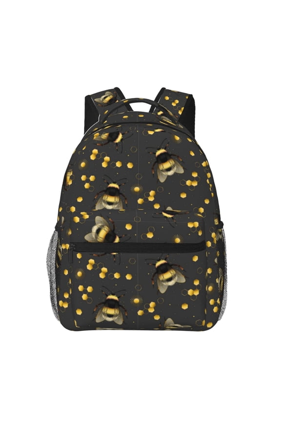 Bumblebee Backpack, a stylish and functional choice for both men and women, is the perfect basic bookbag for college, work, or travel