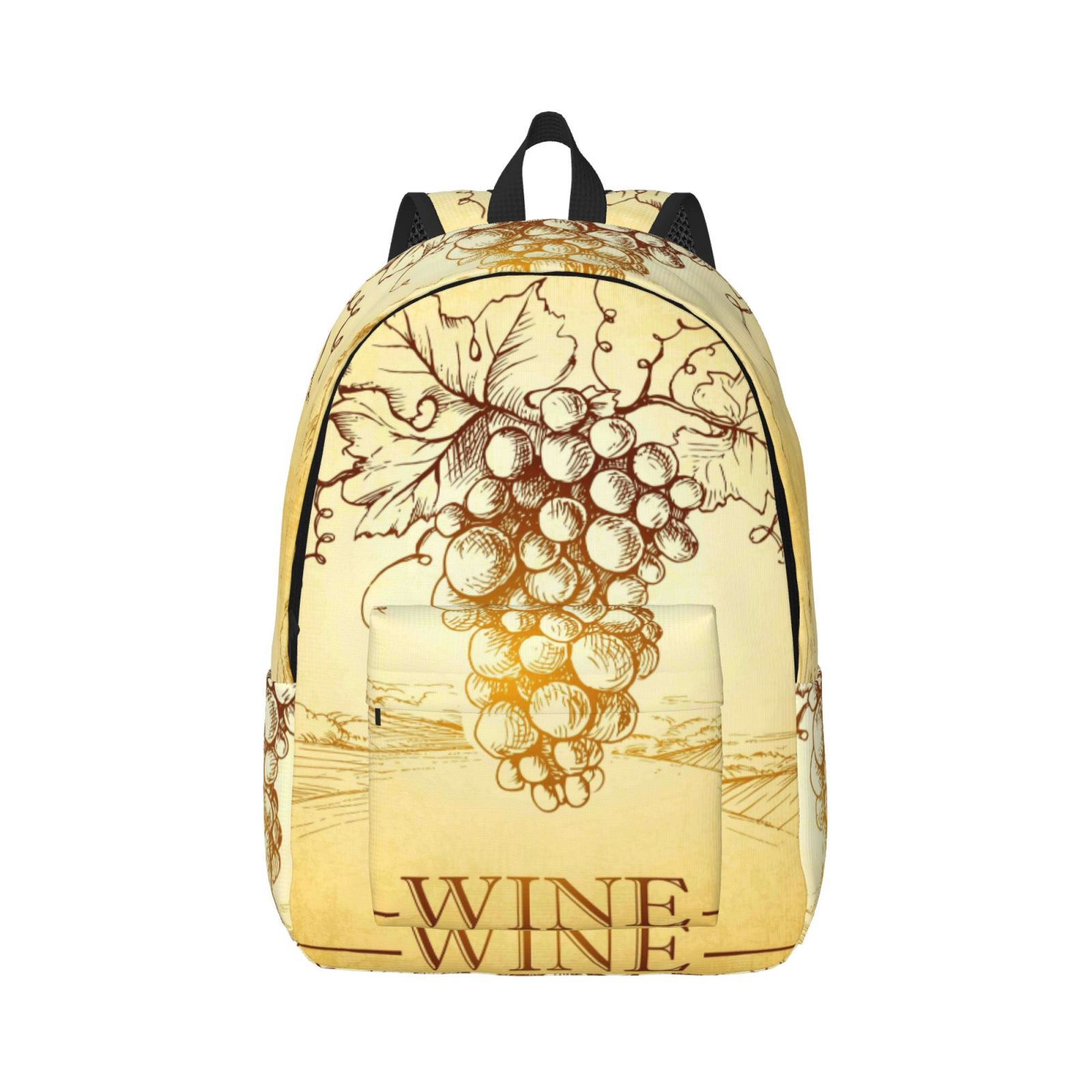 Xecao Bunch of Grapes for Canvas College Laptop Backpack, Durable