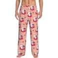 thumbnail image 1 of Xecao Bunny And Strawberry Men's Straight Lounge Pajama Pants: The Ultimate in Comfortable Sleepwear, 1 of 9