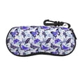 thumbnail image 1 of Xecao Butterflies for Eyeglass Case Soft Shell, Portable Sunglass Case, Fashionable Eyeglass Case with Zipper, Lightweight, 1 of 6