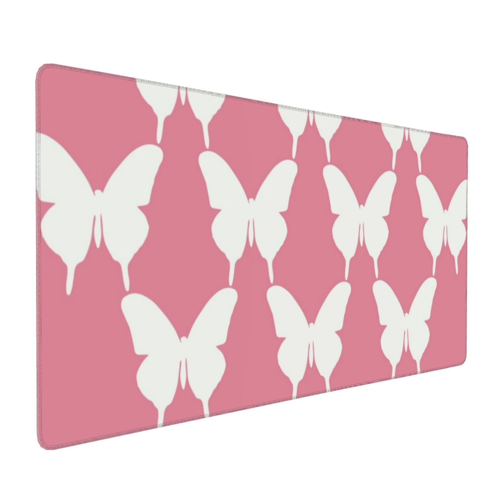 Xecao Butterfly 2 Print Large Mouse Pad, 16x35.5in Mousepad, Professional Non-Slip Rubber Base Big Mouse Pad, Mouse Pad for Gaming & Office Full Desk Mouse Pad