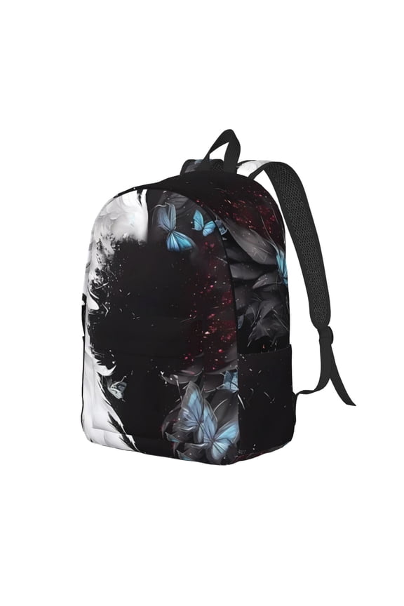 Butterfly Angel Wings Art for Canvas College Laptop Backpack, a Durable Rucksack for Both Men and Women, ideal for travel, school, and daily use Bag-Medium