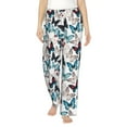thumbnail image 1 of Xecao Butterfly Women's Straight Lounge Pajama Pants: The Epitome of Relaxed Sleepwear, 1 of 9