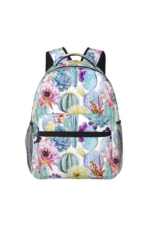 Cactus Backpack, a stylish and functional choice for both men and women, is the perfect basic bookbag for college, work, or travel