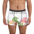 thumbnail image 1 of Xecao Cactus Gnome Print Men's Underwear Boxer Briefs Pack - Your ComfortSoft, Moisture-Wicking, and Breathable Choice for Men's Underwear-Small, 1 of 5