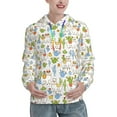 thumbnail image 1 of Xecao Cactus Plants Pattern Hoodies for Women Sweatshirts Long Sleeve Sweatshirts Pullover Outfits with Pocket-Medium, 1 of 7