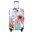 thumbnail image 1 of Xecao Cactus print Elastic Luggage Cover, with double-sided print , is perfect for travel, business, and daily use, 1 of 9