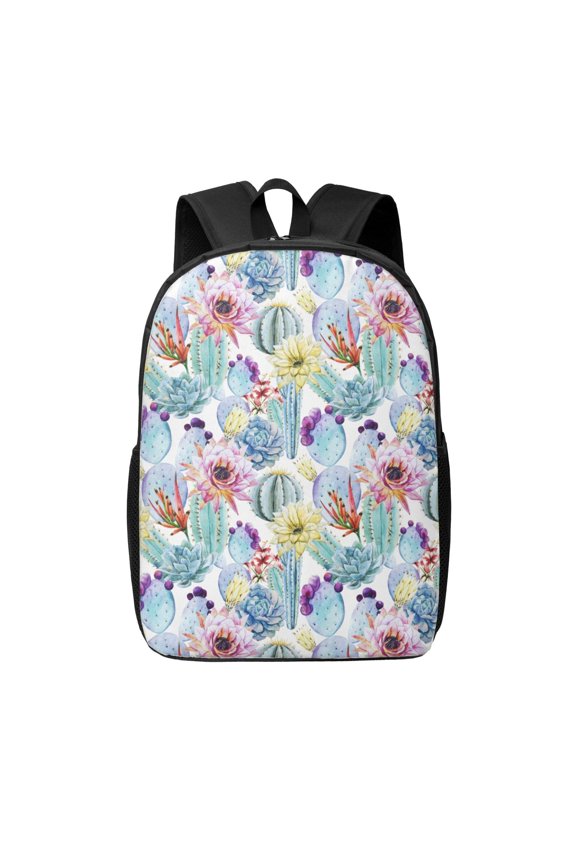 Cactus print Travel Backpack, Large Computer Backpack for Men Women, College School Rucksack Book Bag