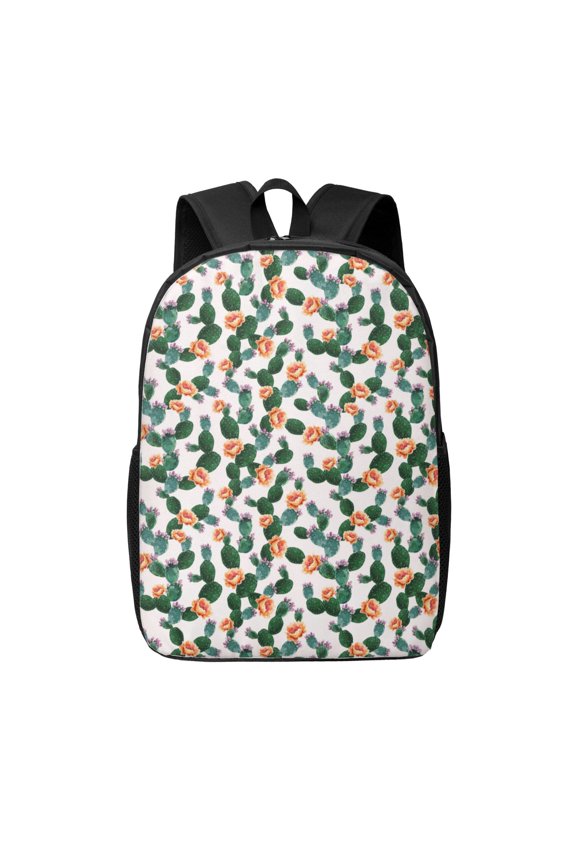 Cactuses print Travel Backpack, Large Computer Backpack for Men Women, College School Rucksack Book Bag