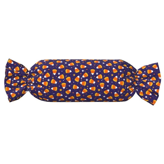 Xecao Candy Corn (2) Print+Candy-Inspired Plush Pillow for Men Women Suitable for Beds, Sofas, Game Rooms Drawstring Closure