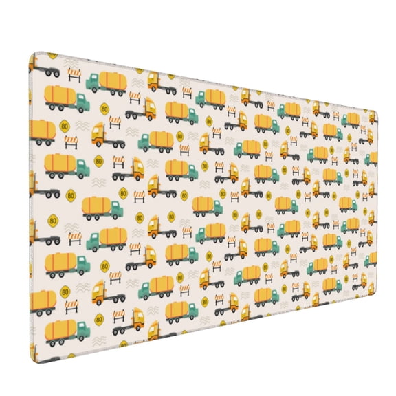 Xecao Cars Print Large Mouse Pad, 16x35.5in Mousepad, Professional Non-Slip Rubber Base Big Mouse Pad, Mouse Pad for Gaming & Office Full Desk Mouse Pad