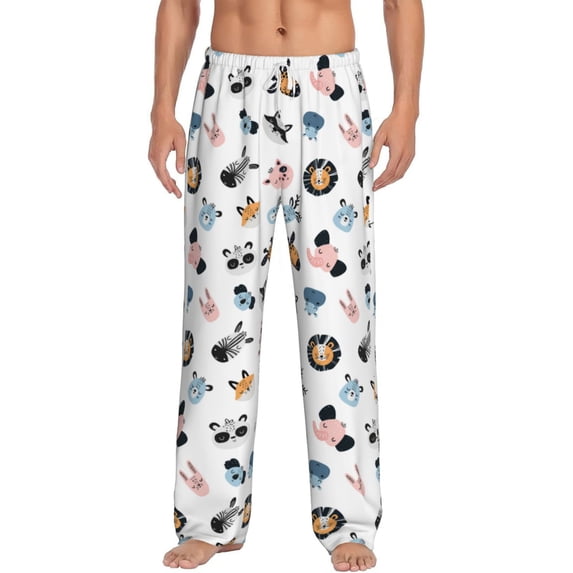 Xecao Cartoon Animals Men's Straight Lounge Pajama Pants: The Ultimate in Comfortable Sleepwear
