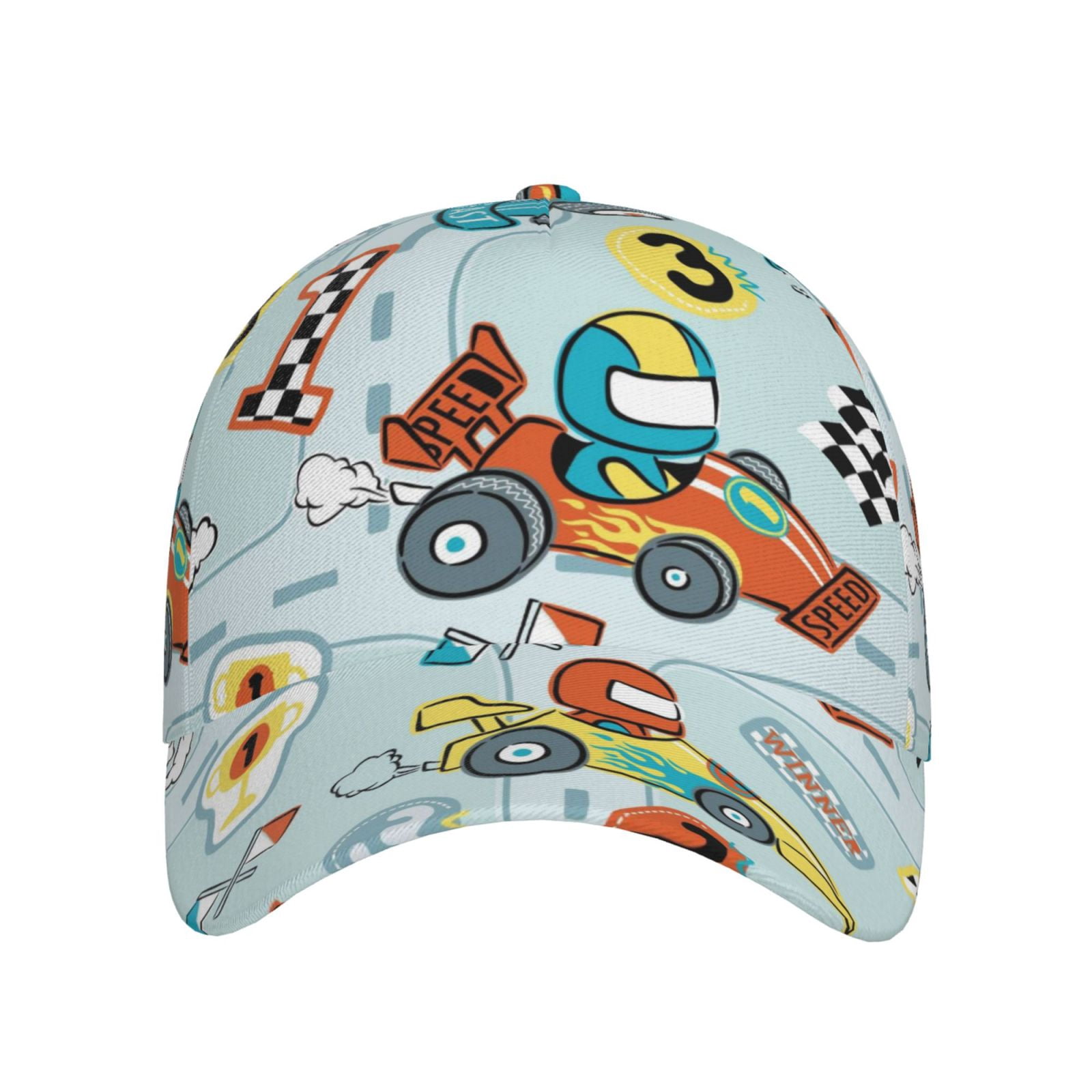 Xecao Cartoon Car Racing for Baseball Cap: Unisex, crafted from classic ...