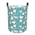 thumbnail image 1 of Xecao Cartoon Funny Goose Print Laundry Hamper Basket,designed for Blanket Storage and Nursery Clothes in the Bedroom, 1 of 8