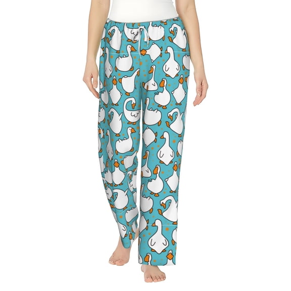 Xecao Cartoon Funny Goose Women's Straight Lounge Pajama Pants: The Epitome of Relaxed Sleepwear