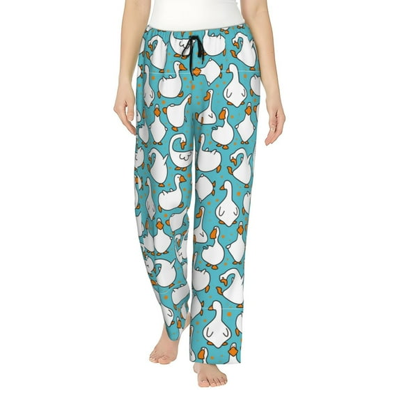 Xecao Cartoon Funny Goose Women's Straight Lounge Pajama Pants: The Epitome of Relaxed Sleepwear