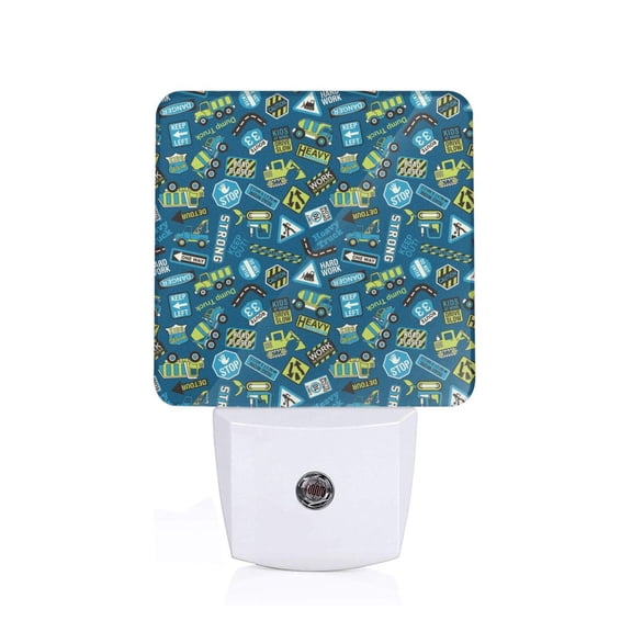 Xecao Machinery Road Construction for Night Light - a Wall-mounted LED Fixture with A Dusk-to-dawn Sensor, Ideal for Bedrooms, Bathrooms, Hallways, and Kitchens-US