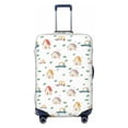 thumbnail image 1 of Xecao Cartoon House print Elastic Luggage Cover, with double-sided print , is perfect for travel, business, and daily use, 1 of 9