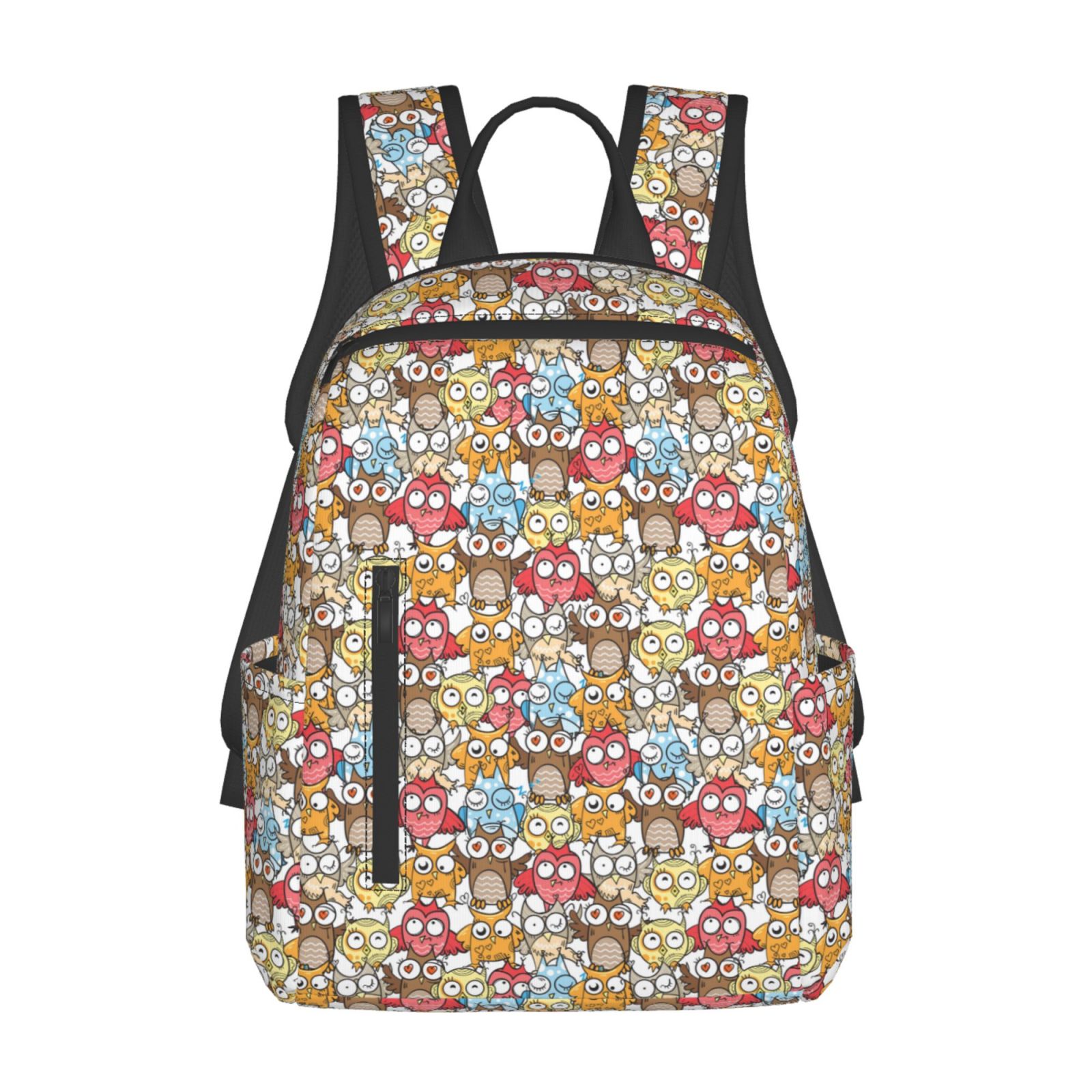 Xecao Cartoon Owls 1 print Backpack For women men Aesthetic Lightweight ...