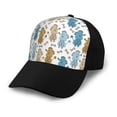 thumbnail image 1 of Xecao Cartoon Poodle Dog print unisex vintage washed baseball cap, a soft and adjustable hat perfect for any casual style., 1 of 5