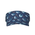 thumbnail image 1 of Xecao Cartoon Sharks2 for Adult Sun Cap offers versatile sun protection with adjustable Velcro for a secure fit., 1 of 8