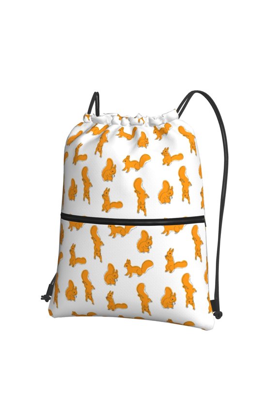 Cartoon Squirrel for Drawstring Bags,Pull String Backpack Bags,String Bag Sackpack