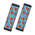 thumbnail image 1 of Xecao Cartoon Watermelon Print 2 Pack Luggage Handles Wrap Grips Identifiers Bright Luggage Markers, Unique Travel Essentials,Bright Luggage Markers, 1 of 9