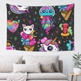 thumbnail image 1 of Xecao Cat Icecream Print Tapestry, Wall Hanging Room Funny Decor, Backdrop Room Decor for Bedroom Living Room dormitory, 1 of 8