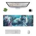 thumbnail image 1 of Xecao Cat Underwater Fantasy for Mouse Pad - Waterproof Extended Contour Mouse Mat, Large Gaming Mousepad Laptop Keyboard Mat with Non-Slip Rubber Base, 1 of 8