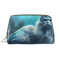 thumbnail image 1 of Xecao Cat Underwater Fantasy Print Fashion Makeup PVC Bag Large Capacity Travel Cosmetic Bag for Women Organizer Toiletry Clutch, 1 of 8