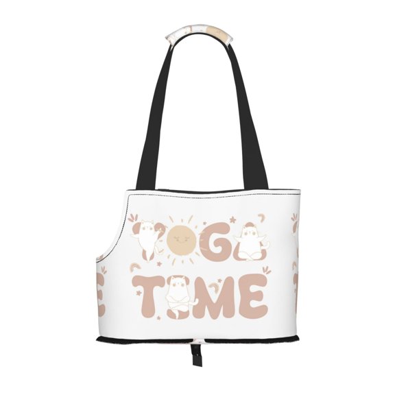 Xecao Cat Yoga Time for Cat Carrier Small Dog Handbag: The Ideal Travel Companion for Your Pet