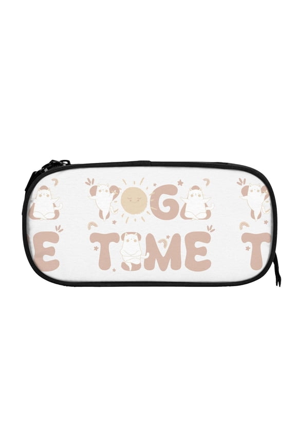 Cat Yoga Time print Fanny Pack Belt Bag for Women and Men, Fashionable Waterproof Waist Pack with Adjustable Strap for Traveling, Hiking, Jogging, Cycling