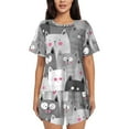 thumbnail image 1 of Xecao Cats Group print Swimsuit for women, Summer-ready, sporty style.Quick-dry fabric. Many sizes & colors., 1 of 1