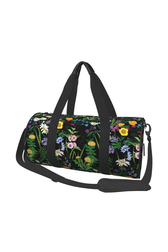 Chamomile Print Travel Duffle Bag, Bag Carry On Tote Bags for Women, Travel Sport Gym Bag for Men, Hospital Bag for Labor and Delivery